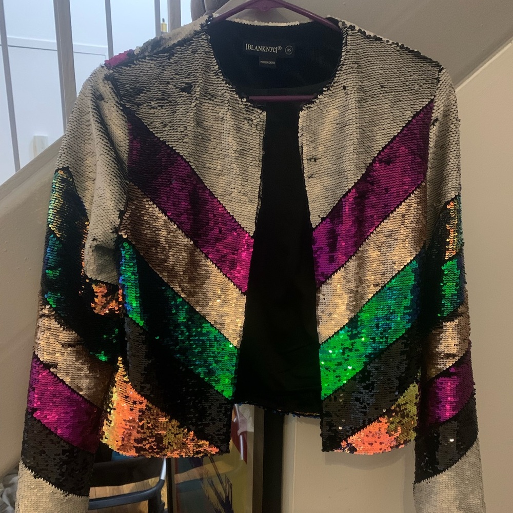 Blank Nyc Sequin Trophy Jacket - image 1